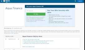 
							         Aqua Finance | Pay Your Bill Online - Dealer & Contractor ...								  
							    