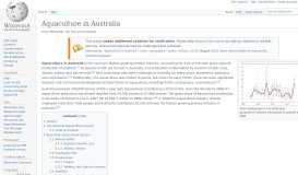 
							         Aquaculture in Australia - Wikipedia								  
							    