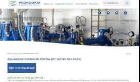 
							         Aquahawk Customer Portal | Padre Dam Municipal Water District, CA								  
							    