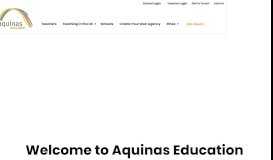 
							         Aquinas Education								  
							    