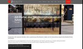 
							         AR Portal, das Sie direkt ins Museum führt - ZREALITY								  
							    