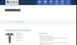 
							         ARA Crystal Lake Dialysis								  
							    