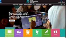 
							         Arab Development Portal								  
							    