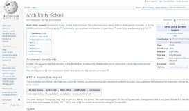 
							         Arab Unity School - Wikipedia								  
							    
