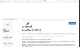 
							         Aramark Jobs, Careers - EmploymentHub								  
							    