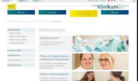 
							         Arbeiten im KWM – Ein Team für Dich/Stellenanzeigen • Klinikum ...								  
							    