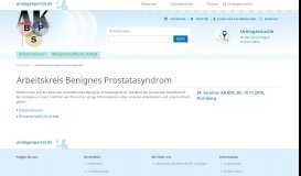 
							         Arbeitskreis Benignes Prostatasyndrom: AK BPS								  
							    