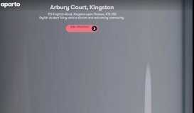 
							         Arbury Court | Kingston Student Accommodation | aparto								  
							    