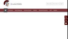 
							         Arcadia Middle / Homepage - Greece Central School District								  
							    