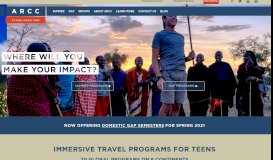 
							         ARCC Programs | Community Service & Adventure Travel Programs ...								  
							    
