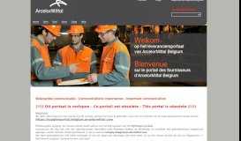 
							         ArcelorMittal Gent - Leveranciersportaal								  
							    
