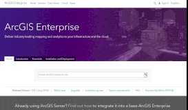 
							         ArcGIS Enterprise | ArcGIS Enterprise								  
							    