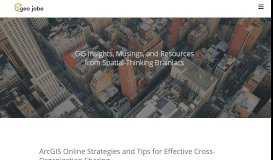 
							         ArcGIS Online Strategies and Tips for Effective Cross-Organization ...								  
							    