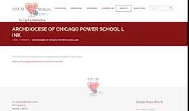 
							         Archdiocese of Chicago Power School Link - SS. Cyril & Methodius								  
							    