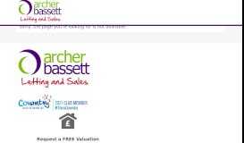 
							         Archer Bassett Welcome Page								  
							    