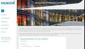 
							         Architektenportal | HUECK Aluminium Systems								  
							    