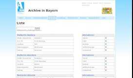 
							         Archive in Bayern - Generaldirektion der Staatlichen Archive Bayerns								  
							    