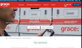 
							         Archive Storage Solutions, Information Management | Grace								  
							    