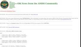 
							         Archived AMDO Community News - AMDO.org								  
							    