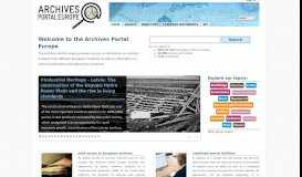 
							         Archives Portal Europe: HOME								  
							    