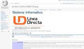 
							         Archivo:LINEA DIRECTA.png - Wikipedia, la enciclopedia libre								  
							    