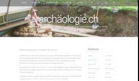 
							         archäologie.ch - das Schweizer Archäologie-Portal								  
							    