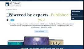 
							         Archway Publishing								  
							    