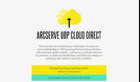 
							         Arcserve UDP Cloud Direct								  
							    