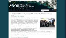 
							         Arctic Domain Awareness Center (ADAC) works with AOOS Data ...								  
							    