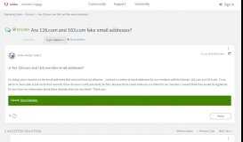 
							         Are 126.com and 163.com fake email addresses? | Marketing Nation ...								  
							    