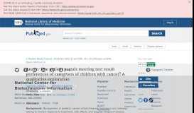 
							         Are on-line patient portals meeting test result preferences of ... - NCBI								  
							    