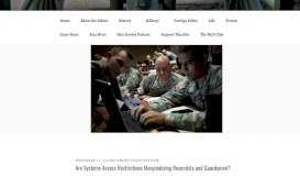 
							         Are Systems Access Restrictions Marginalizing Reservists and ...								  
							    