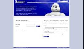 
							         Are you a first time visitor? Register below. - Michelin B2B Portal								  
							    