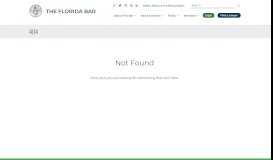 
							         Are you an e-filing portal pro? – The Florida Bar								  
							    