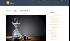 
							         Are you using the ATO SBSCH? | Macquarie Business Accountants								  
							    