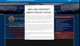 
							         Arellano University								  
							    
