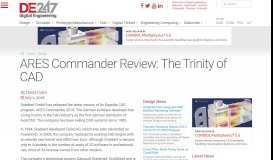 
							         ARES Commander Review: The Trinity of CAD - Digital Engineering ...								  
							    