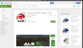 
							         Arethos Logistic System - ALS - Apps on Google Play								  
							    
