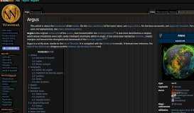 
							         Argus - Wowpedia - Your wiki guide to the World of Warcraft								  
							    
