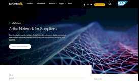 
							         Ariba Network for Suppliers: Smart Selling & Fulfillment | SAP Ariba								  
							    