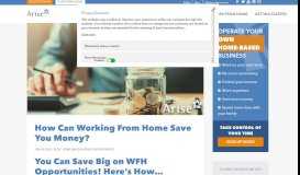 
							         Arise Work From Home | Registering to use the Arise Platform as an ...								  
							    