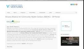 
							         Arizona Alliance for Community Health Centers (AACHC) - ViP Portal								  
							    