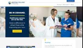 
							         Arizona College – Nursing & Healthcare School								  
							    