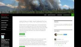 
							         Arizona Fire Information | WildfireAZ.com								  
							    