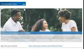 
							         Arizona - Intel Connected Care Member Portal								  
							    