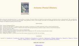 
							         Arizona Postal History - Home Page For Jack D. Mount								  
							    