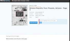 
							         Arizona Republic from Phoenix, Arizona on June 12, 1936 ...								  
							    