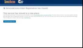 
							         Arizona Voter Registration - ServiceArizona - ADOT & MVD Services								  
							    