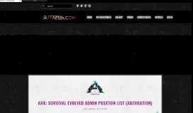 
							         ARK Position List Aberration - FEARIUN								  
							    