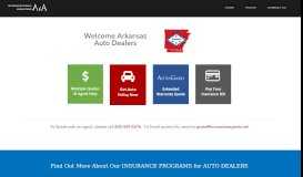 
							         Arkansas Auto Dealers #1 Resource for Customer Insurance - AIA Portal								  
							    